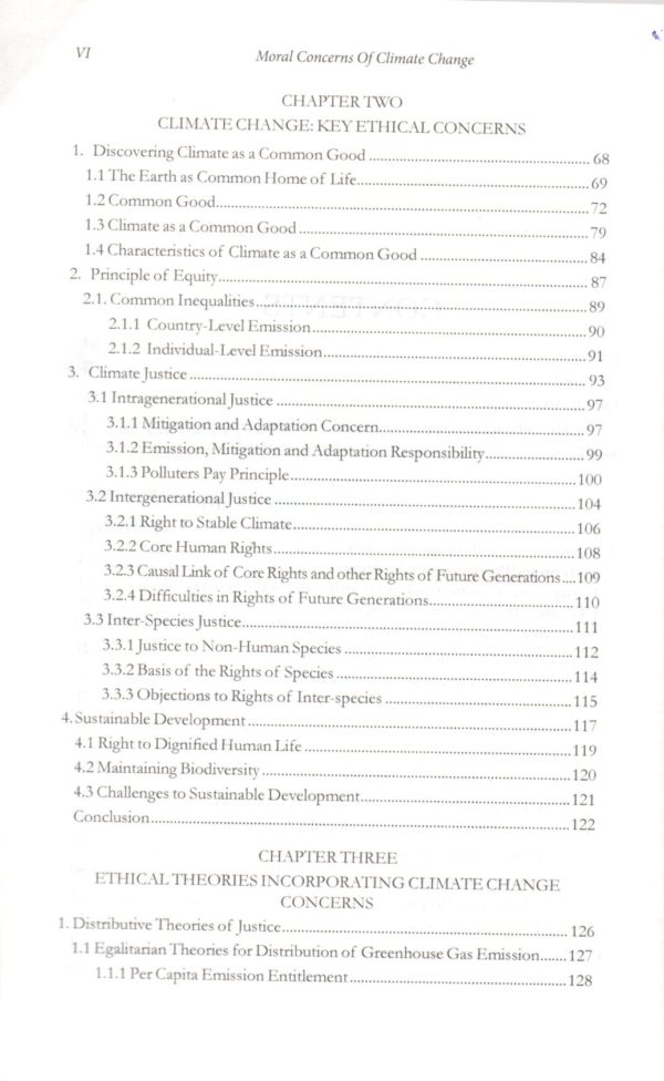 Moral Concerns of Climate Change