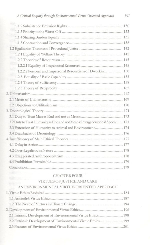 Moral Concerns of Climate Change