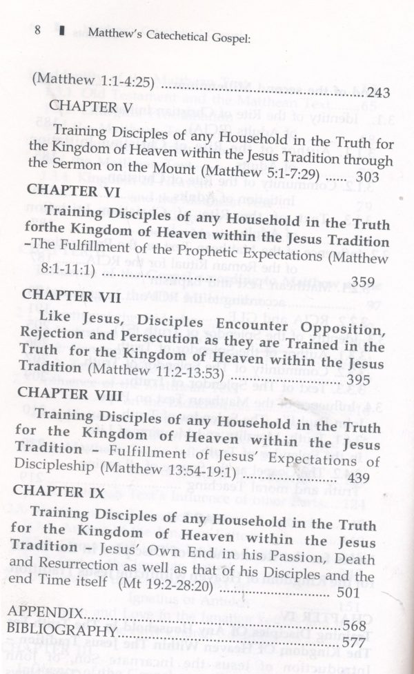 Matthew's Catechetical Gospel
