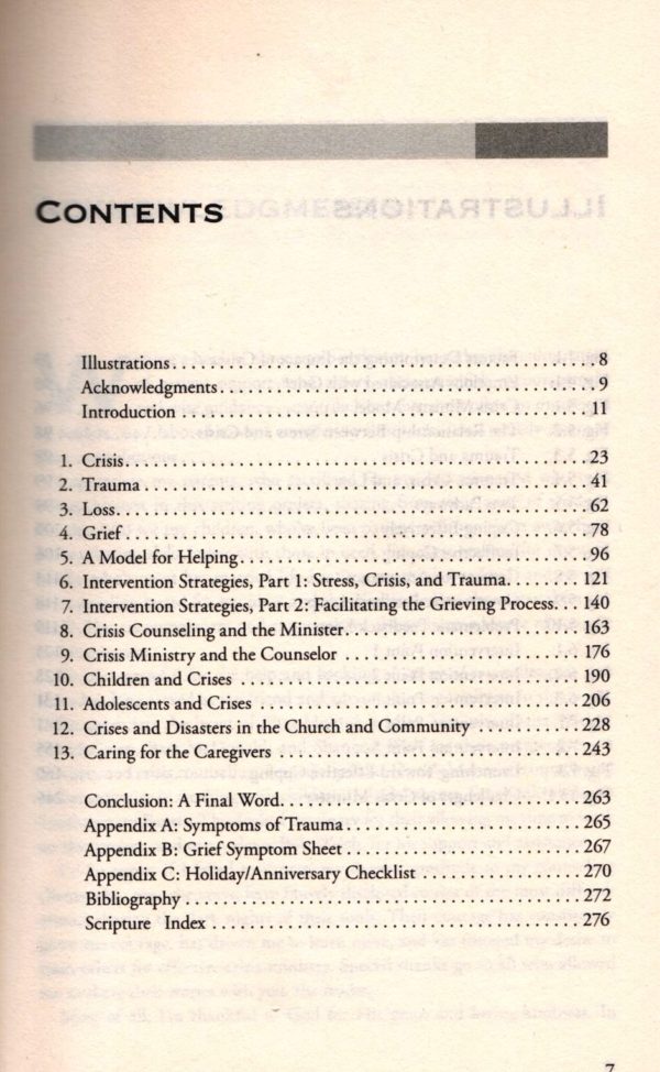 Crisis Counselling : A Guide for Pastors & Professionals - Image 3