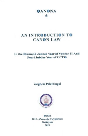 An Introduction To Canon Law