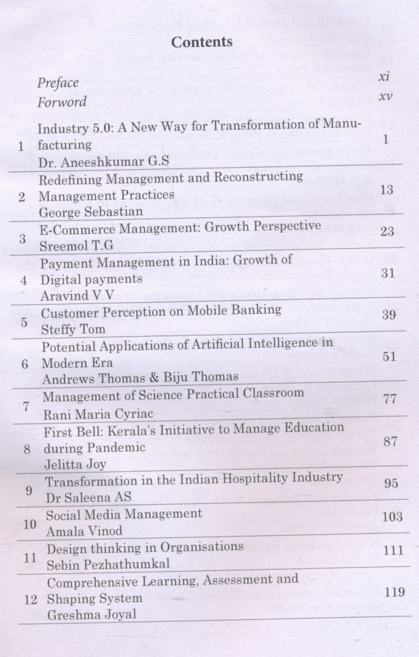 New Trends in Business Management